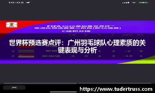 世界杯预选赛点评：广州羽毛球队心理素质的关键表现与分析